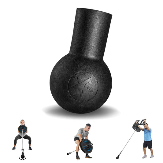 Yes4All Barbell Bomb - Transform Your Workout with Landmine Attachment for Barbell Landmine Base - Presses Rows Rotations Split Squats - Fits 2 Olympic Bars