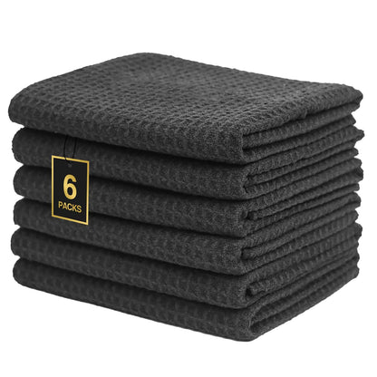 SOOWASH Microfiber Gym Towels - 6 Pack Quick Dry 16 inch x 27 inch Soft Odorless Gym Towels